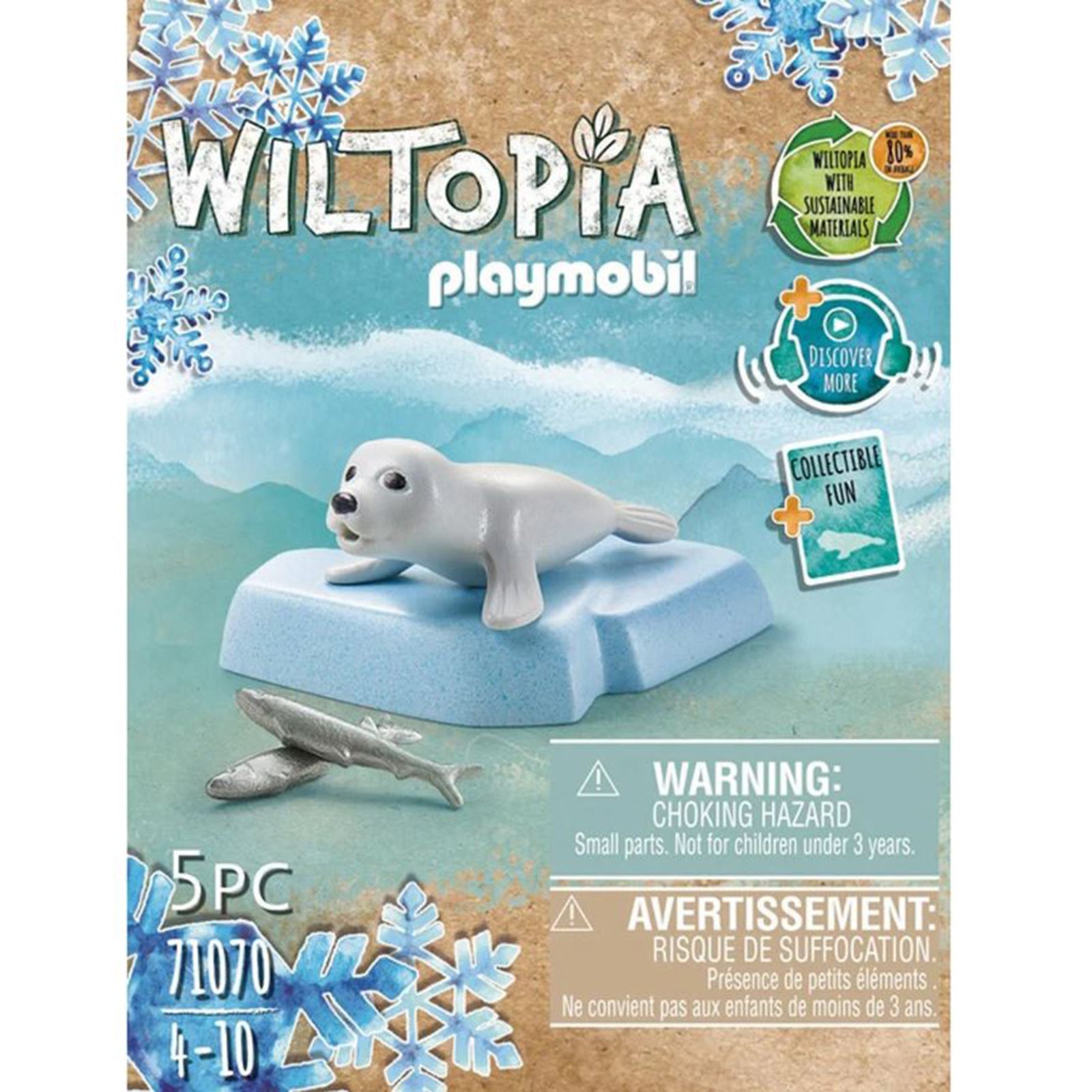 Playmobil Wiltopia Young Seal Building Set 71070 | Radar Toys