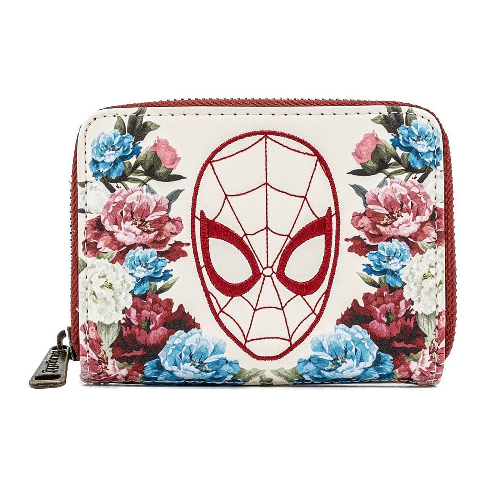 Loungefly Marvel Spiderman Floral Zip Around Wallet Radar Toys