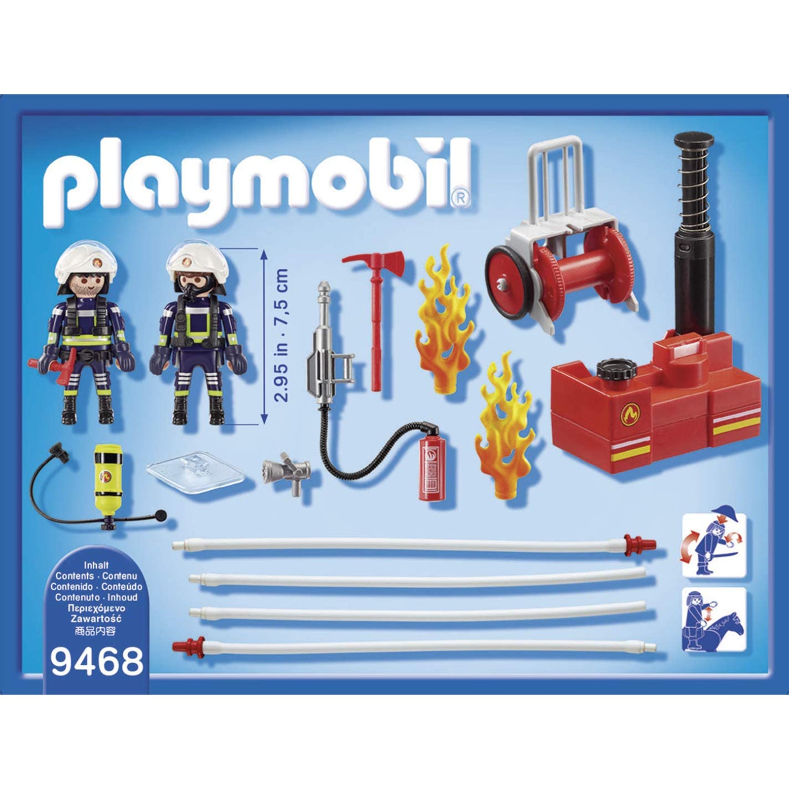 Playmobil Action Firefighters With Water Pump 9468 | Radar Toys