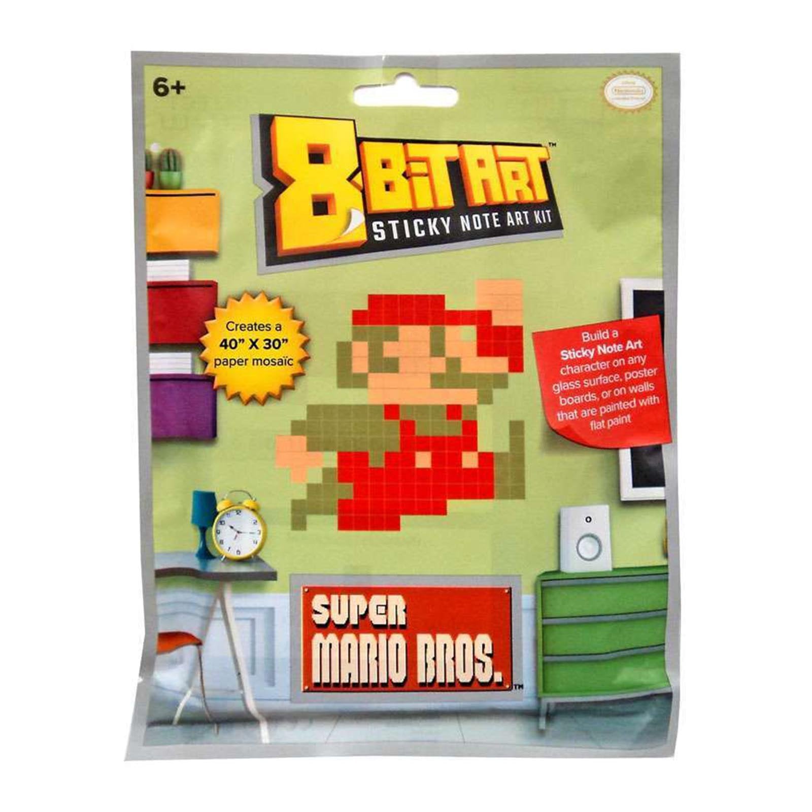 8 bit mario plush