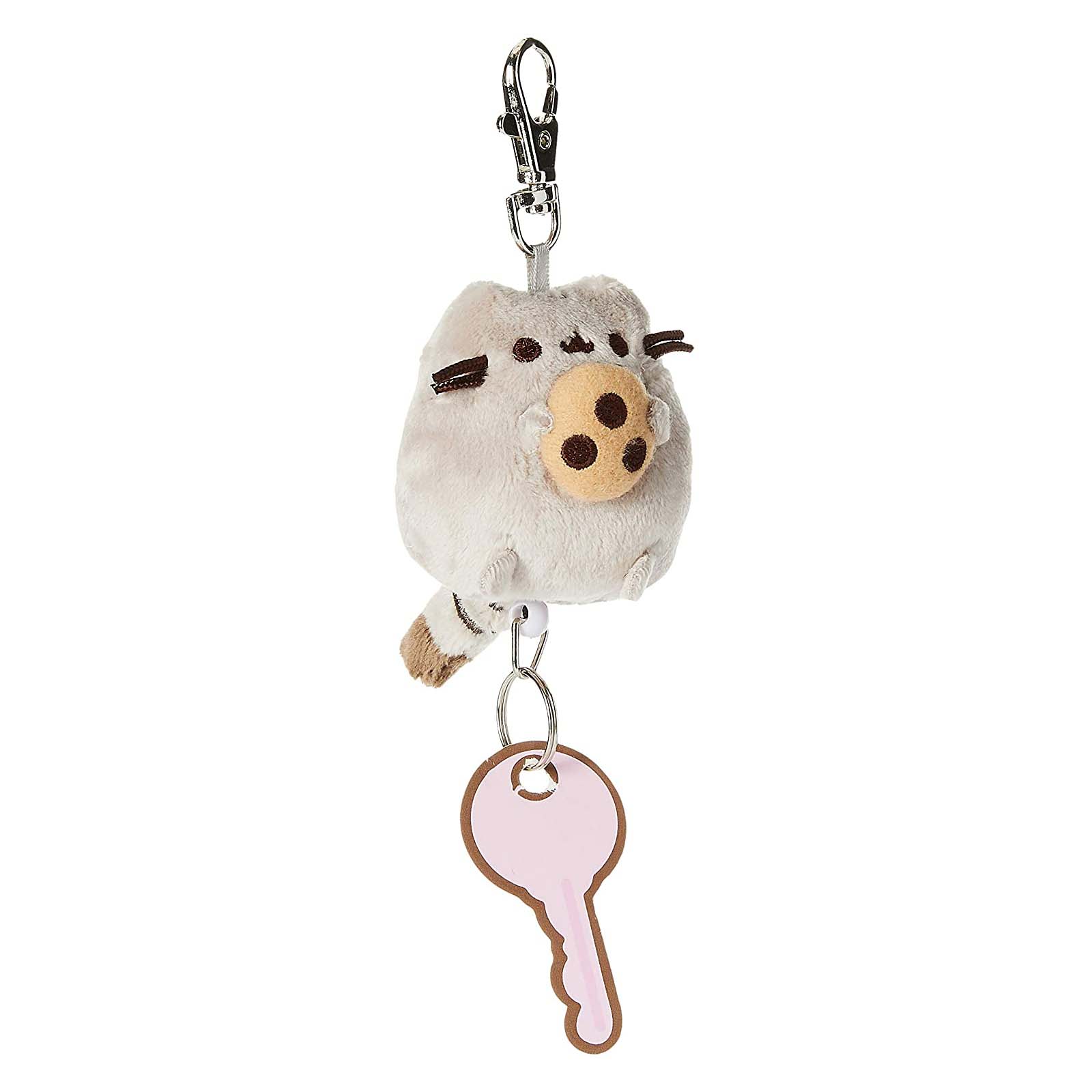 pusheen retractable keychain