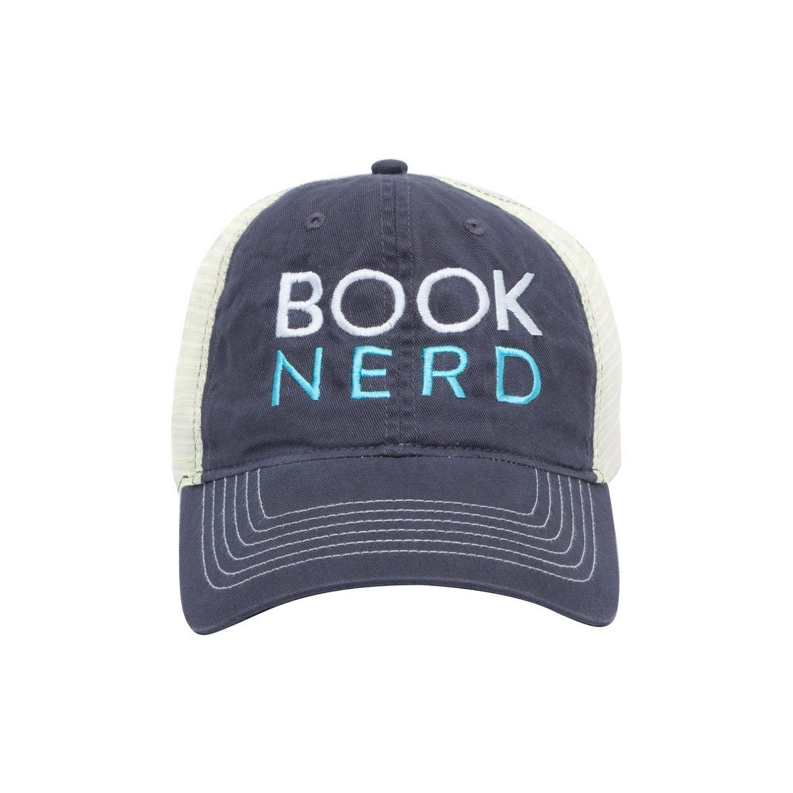 Underlined Book Nerd Trucker Snapback Hat Radar Toys