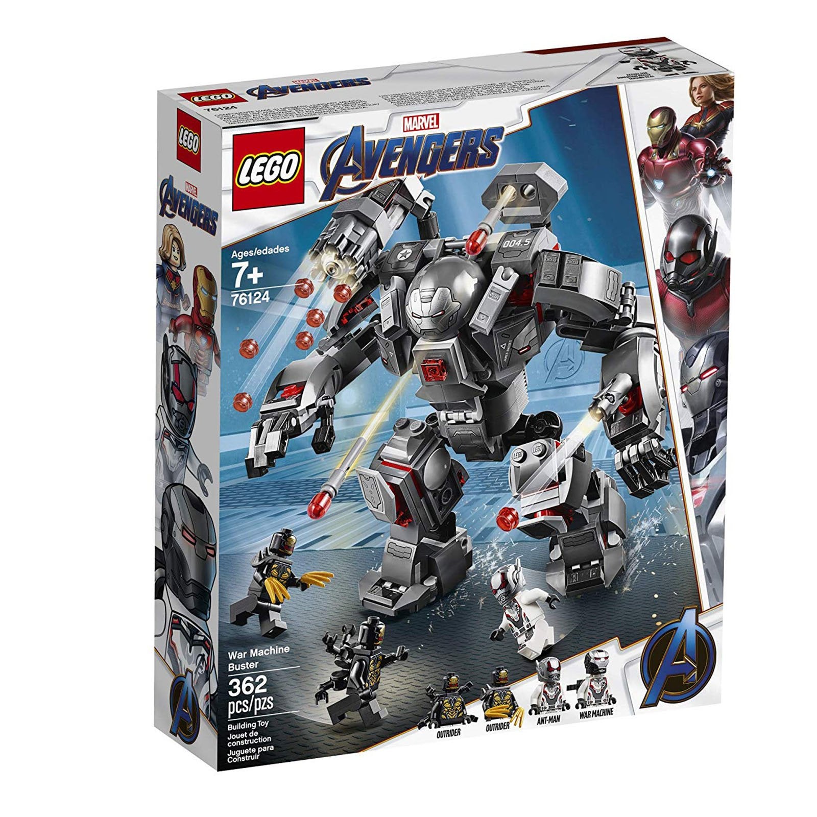 Lego Marvel Avengers War Machine Buster Building Set 76124