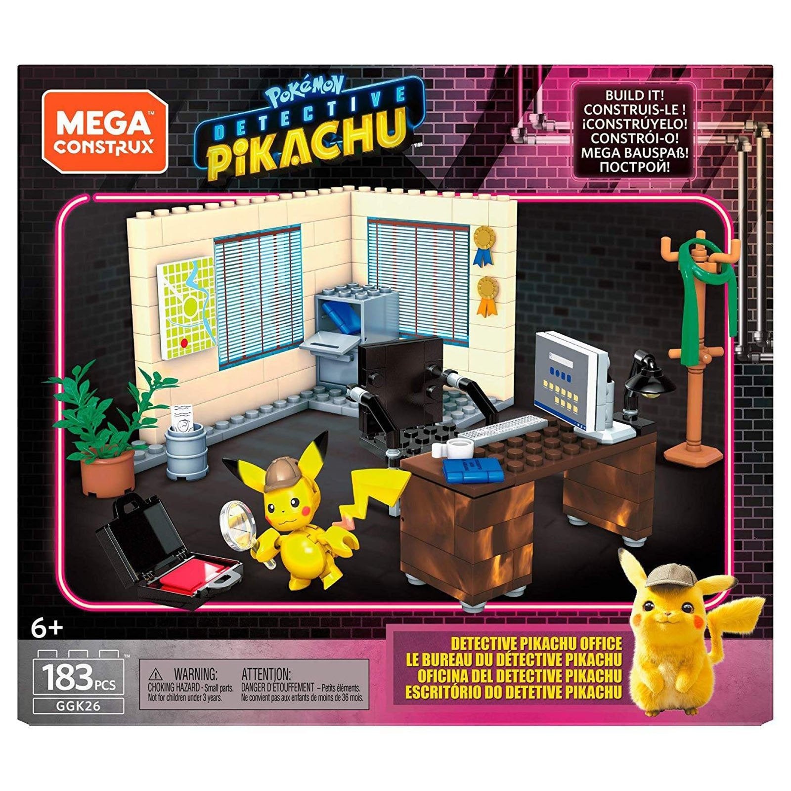 mega construx detective pikachu