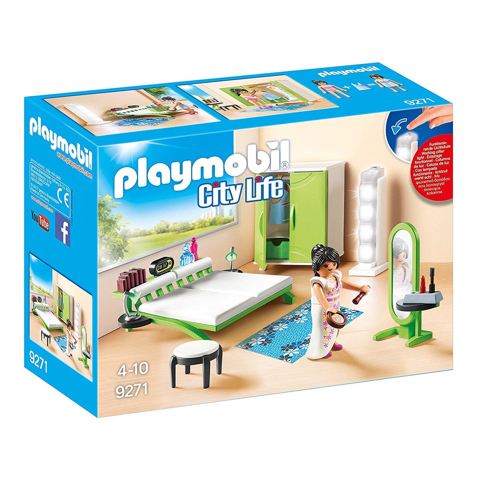 schetsen team streepje Playmobil City Life Bedroom Building Set 9271 | Radar Toys