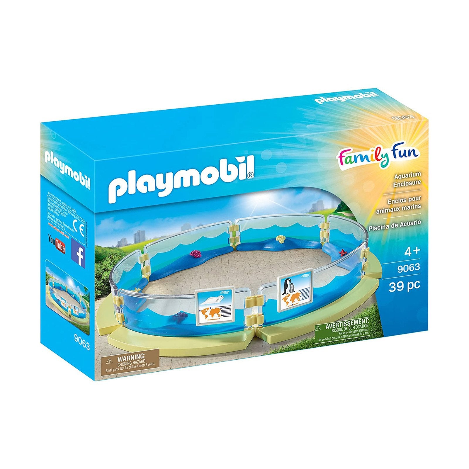 playmobil aquarium building set