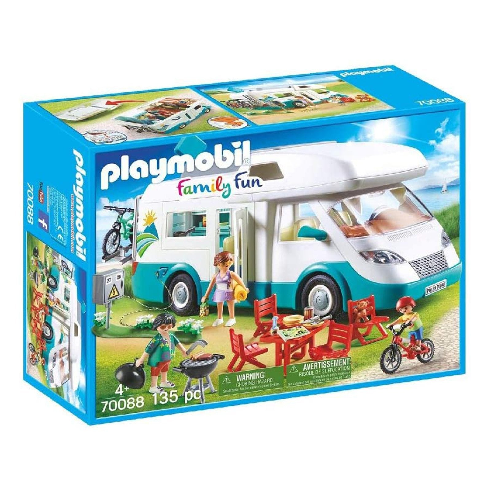 Symposium Neerduwen proza Playmobil Family Fun Family Camper Building Set 70088 | Radar Toys