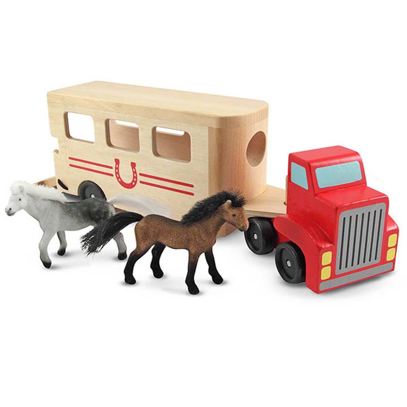 wooden play horse