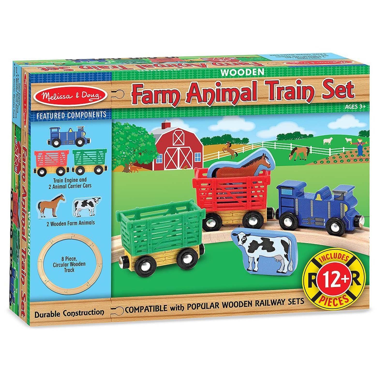 melissa and doug wooden train