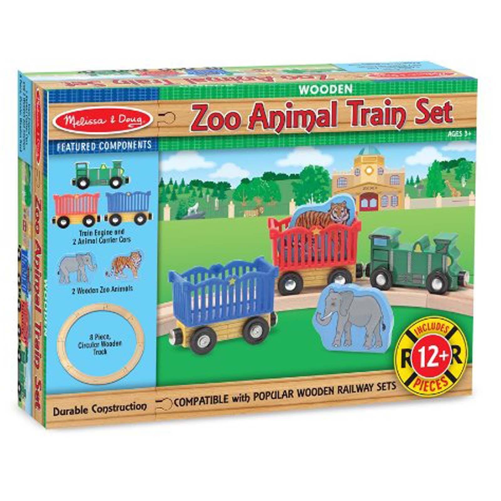 melissa and doug wooden railway set