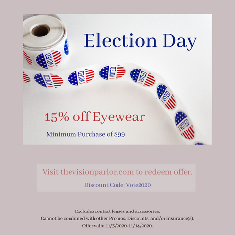 Election Day Sale 2020 Eyewear & Eyeglasses