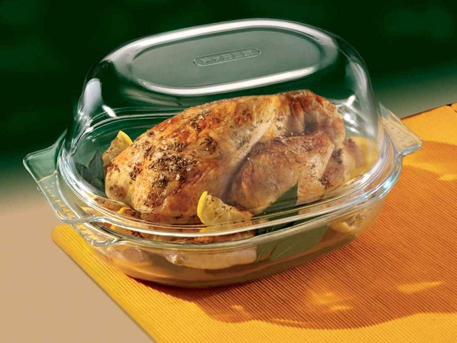 PYREX Chicken Roaster with lid 5.9L