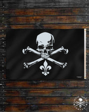 Jean Lafitte's Jolly Roger Pirate Flag (Single Sided)