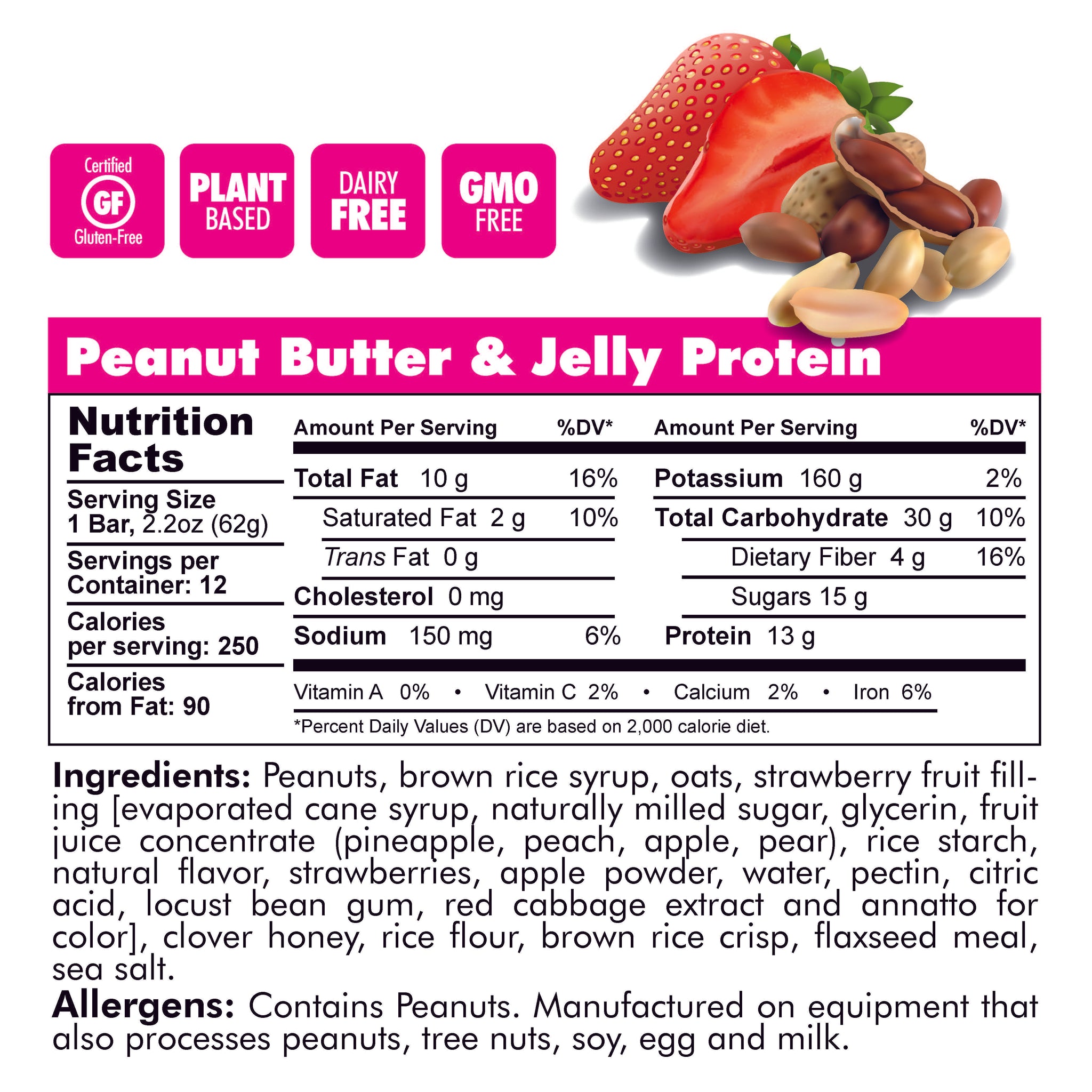 Peanut Butter Jelly High Protein Bonk Breaker