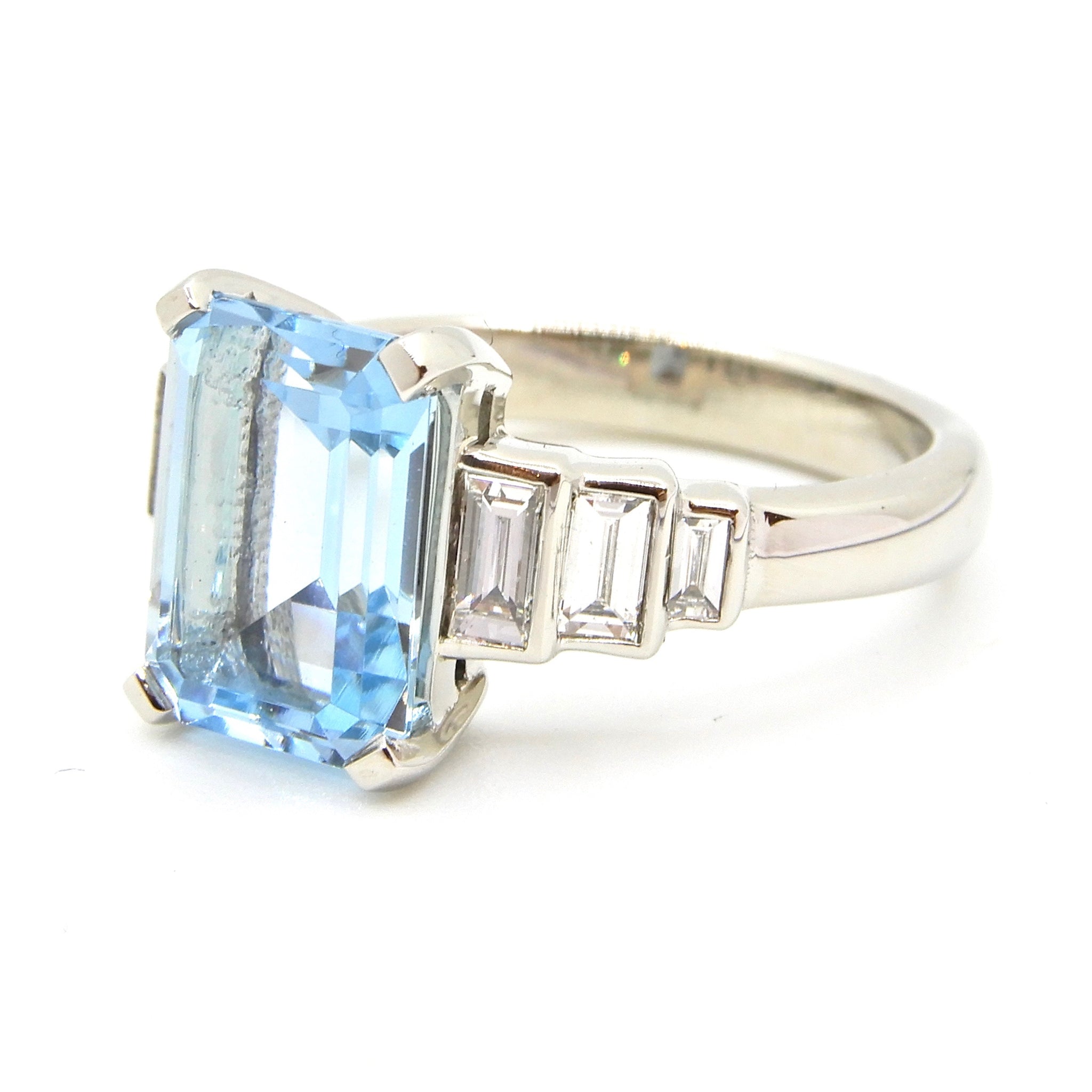 diamond cut aquamarine