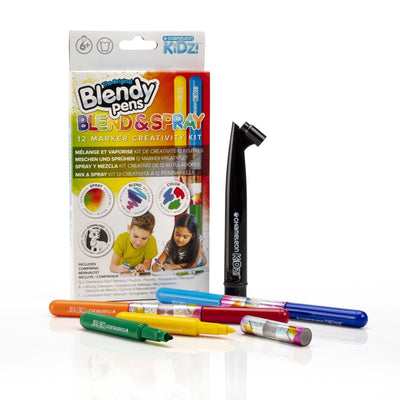 Blendy Pens: Color-blending art marker kit.