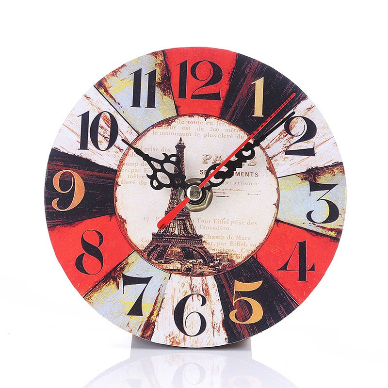 Retro Digital Clock Modern Design Vintage Rustic Shabby Chic