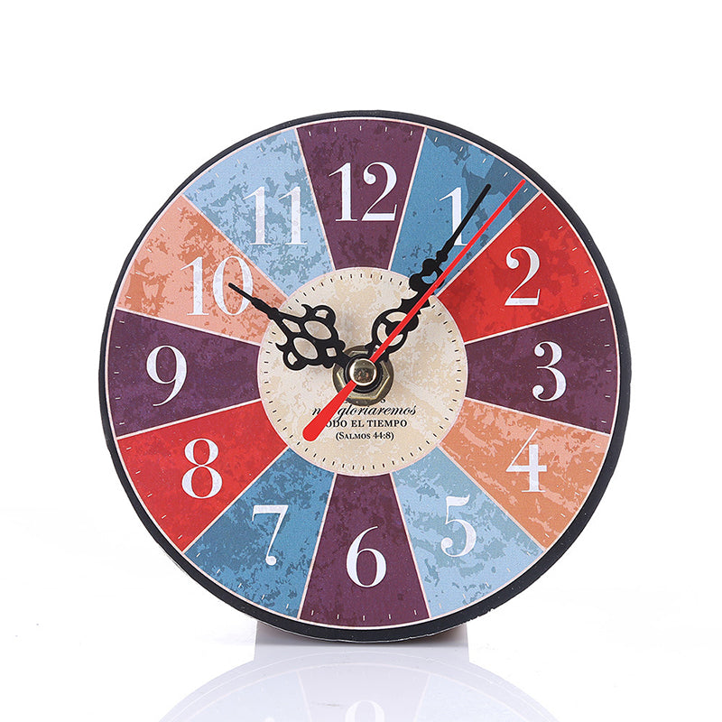 Retro Digital Clock Modern Design Vintage Rustic Shabby Chic