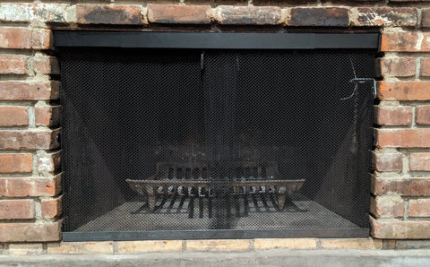 Fireplace Valance and Screen