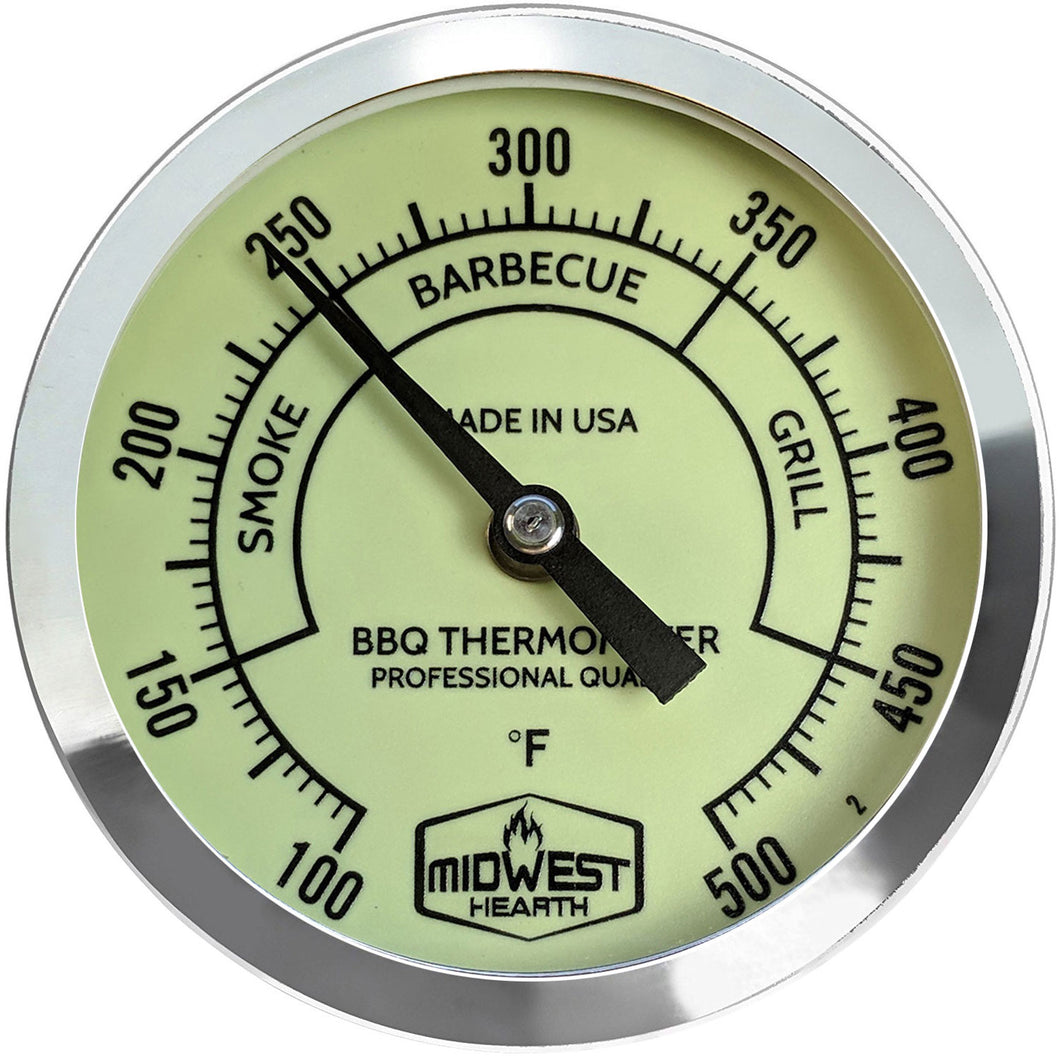 picknick Met opzet Plasticiteit BBQ Smoker Thermometer - 3" Glow Dial – Midwest Hearth