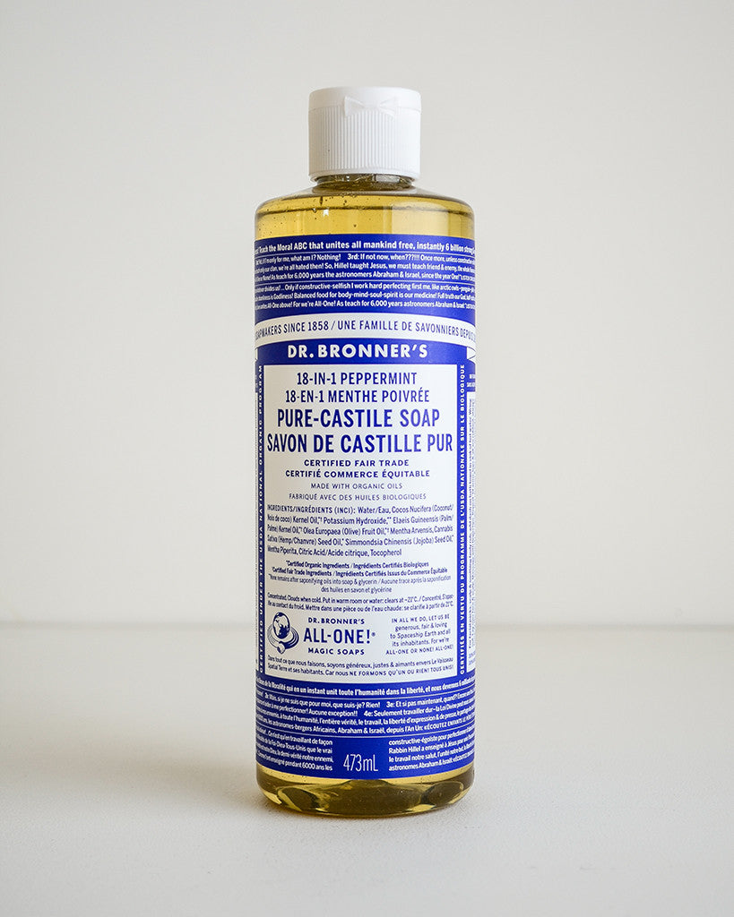 dr bronner peppermint soap to clean my carpet