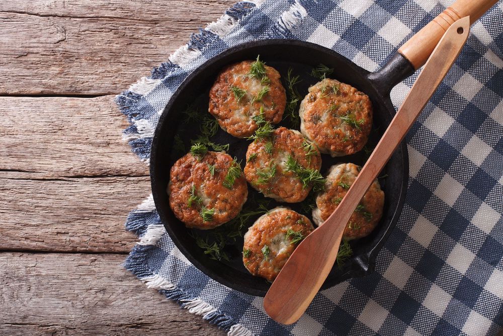 Lions Mane Crab Cakes