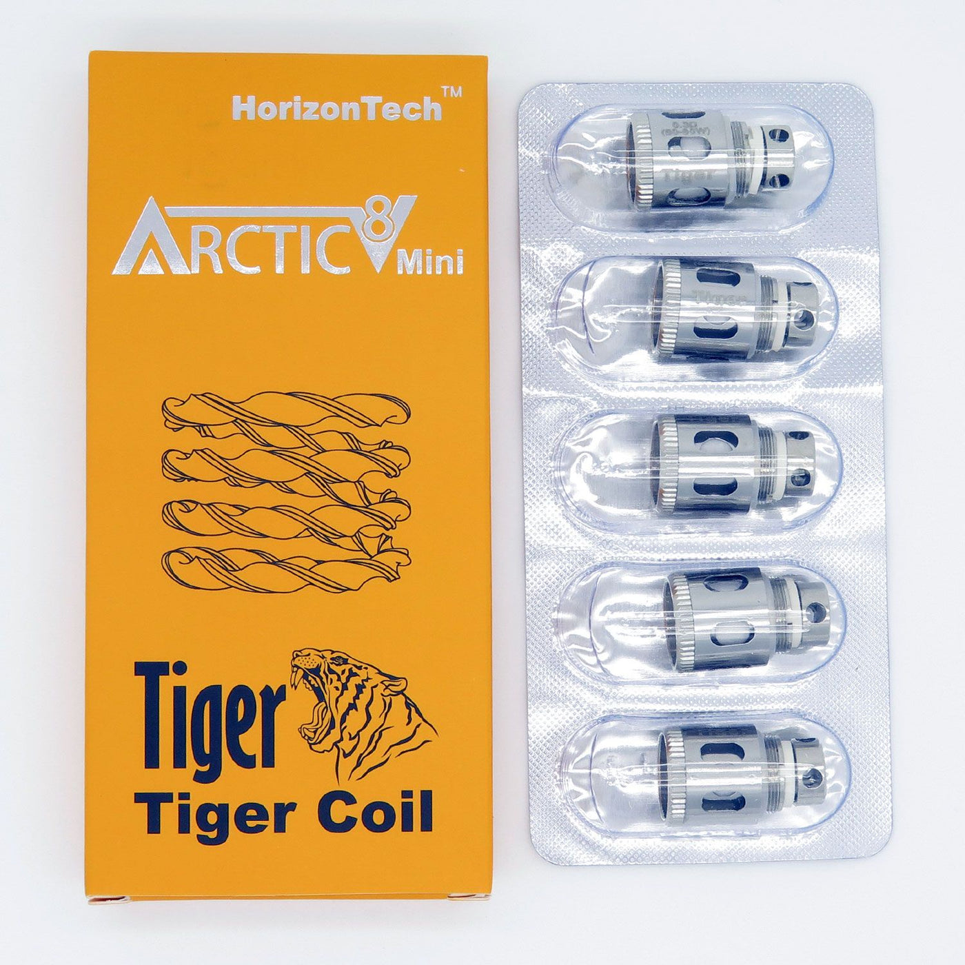 Horizontech arctic v8 mini tiger coils (.3ohms) 5 pack ...