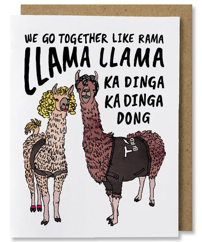 NANU Studio Llama Llama greeting card