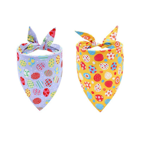 Easter Eggs Adjustable Triangle Bandana for Pet