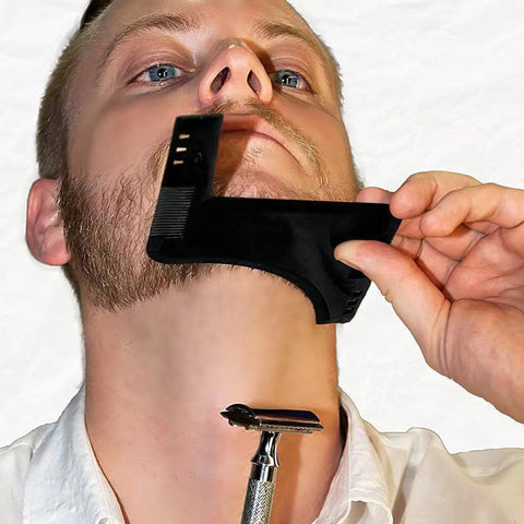 Beard shaping shaper tool Shaving comb