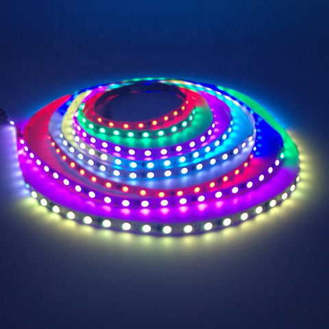 5 meter Regnbue farger Music Sync LED Strips