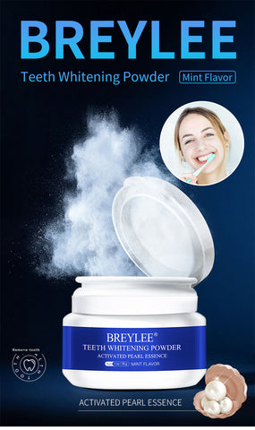 BREYLEE White Teeth Whitening Powder - Hvite tannblekingspulver