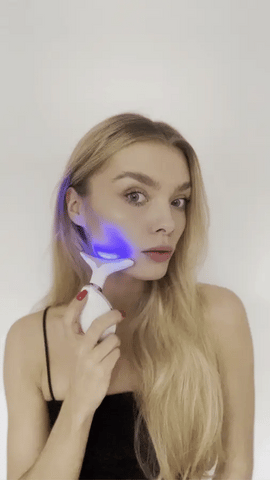 EMS face-lifter, and tighten massager - EMS Thermal neck lifting, wrinkle remover and LED Photon.