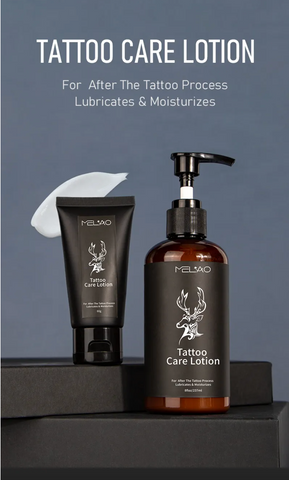 MELAO Tattoo Aftercare Lotion, butter and tattoo enhancing balm