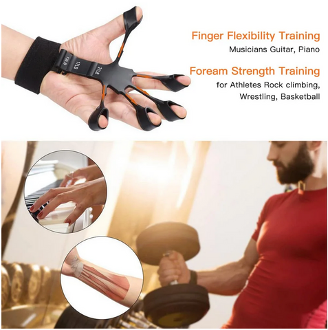 6 Resistant Level Finger Trener