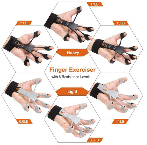 Fire-finger stretcher finger trener