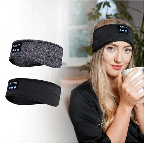 Trådløst Bluetooth-hodebånd og sove hodetelefoner Bluetooth-pannebånd
