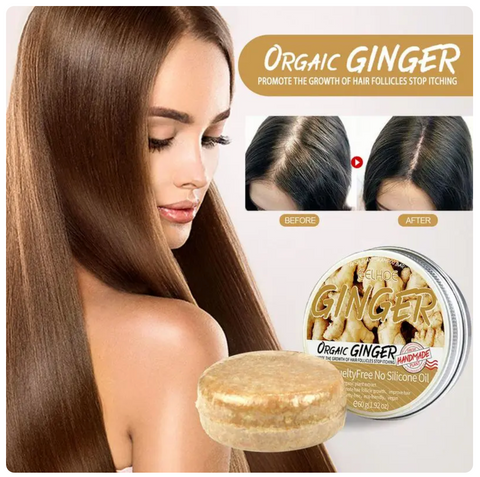 2 stk Ginger Hair Regrowth Shampoo Bar