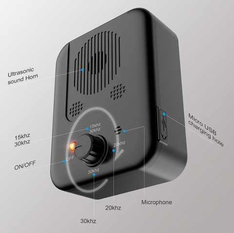 Anti hunde bjeffestasjon - Ultrasonic Anti Dog Bark Device