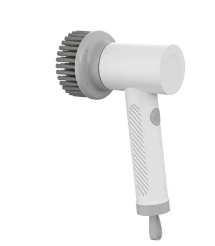 Electric spin scrubber brush and cleaning brush