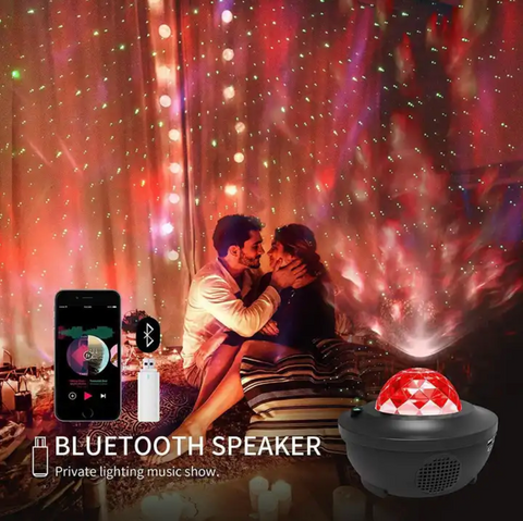 Galaxy projector lamp black