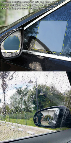 Car Anti Fog Film Rearview Mirror Anti Fog Film for Car Windows