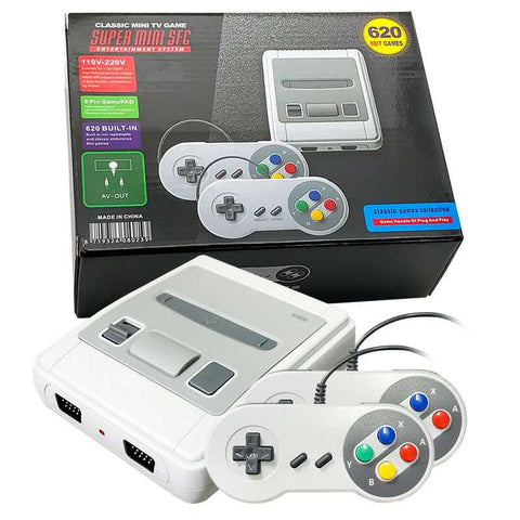 Super Nintendo Game Console med 620 spill