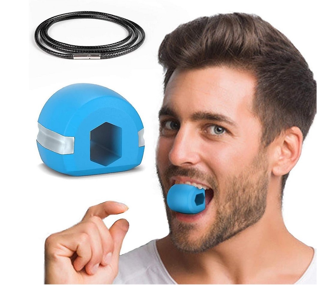 Exerciser Jaw Line Jawline Trainer Face Fitness Ball Facial muscles Black  White