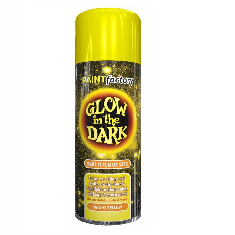 Glow in the Dark BRIGHT YELLOW Spray Paint - 300ml – Diva Gift