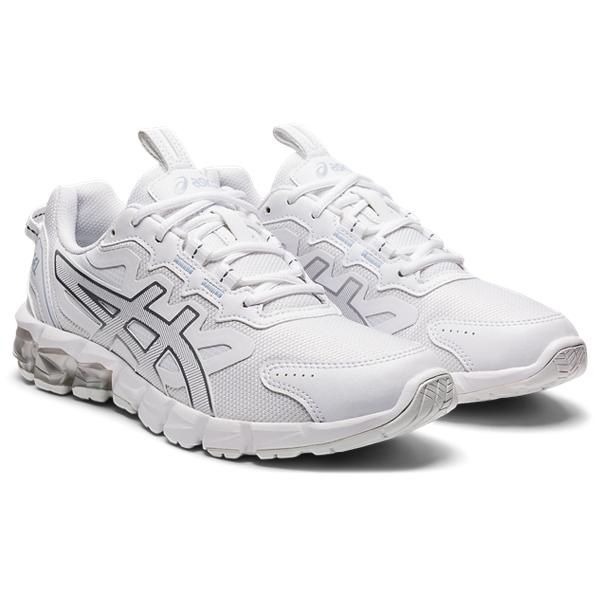 all white asics womens