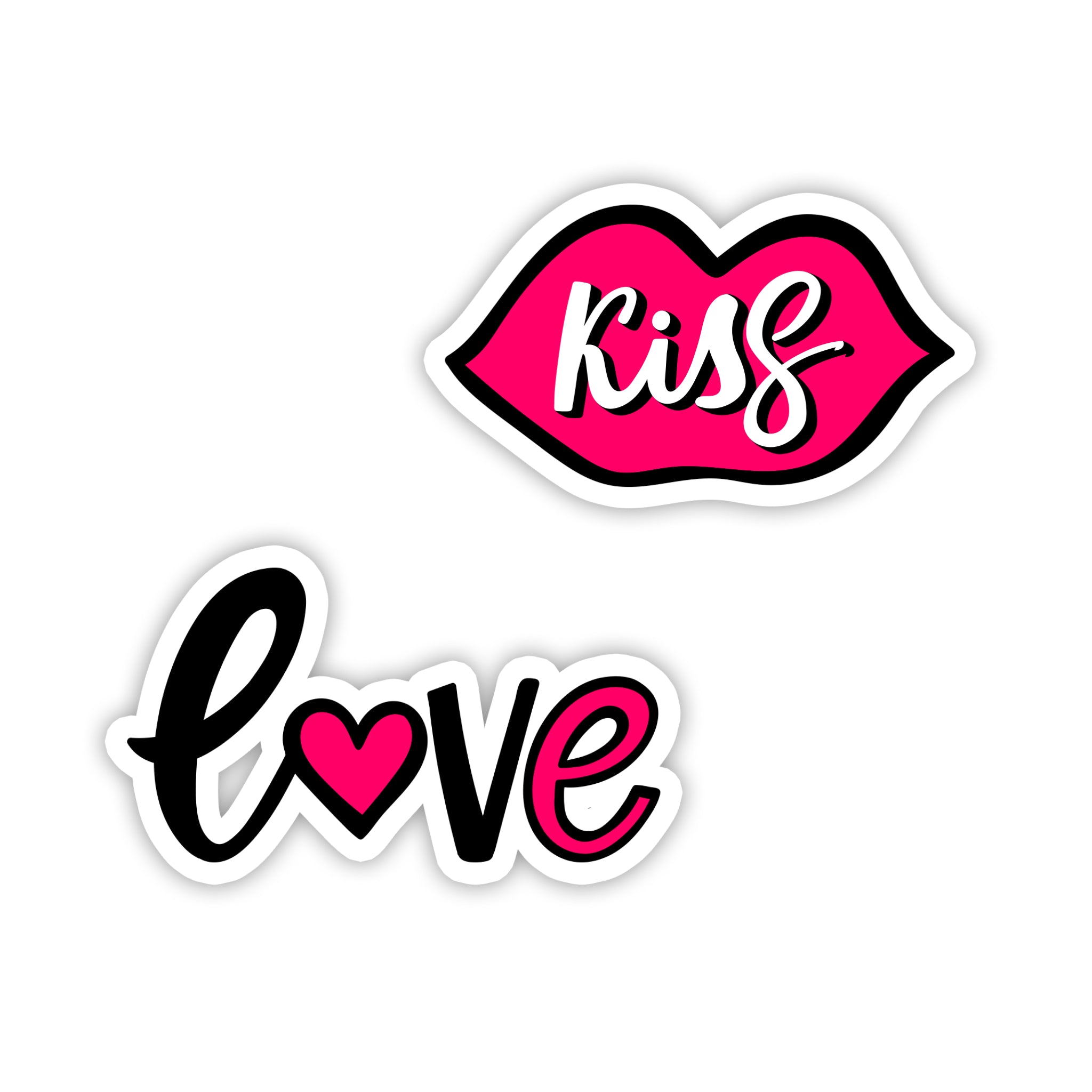 kiss stickers