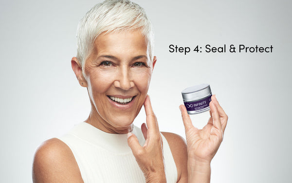 Quannessence, natural beauty, made in Canada, skincare, holistic approach, self-care starts with skincare, step 4, sea, protect, lotion, moisturizer