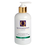 Best Facial Cleansers Cream, Quannessence, Natural Beauty, Made in Canada, Skincare, Holistic Beauty, Face, Cleanser, Cream, white bottle with pump