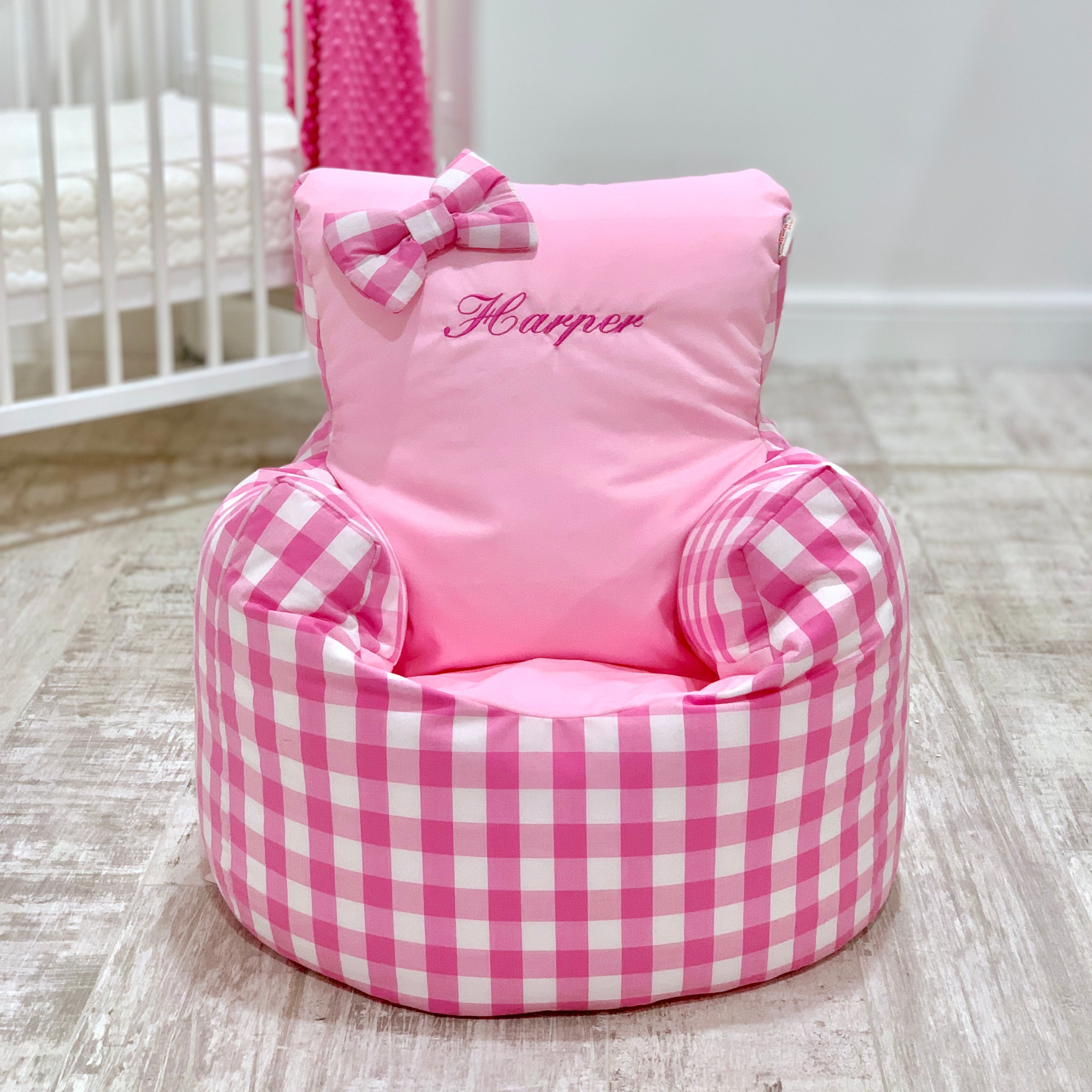 personalised baby bean bag chair